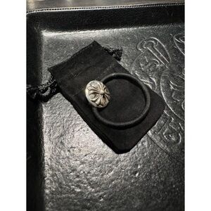 Chrome Hearts Black and Silver Hair Tie